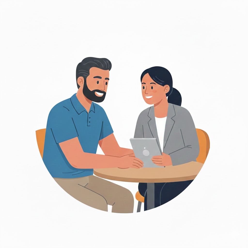 People sitting at table