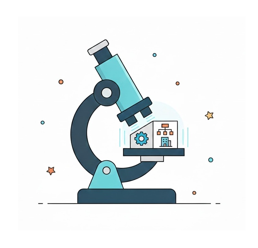 Graphic showing close attention to product